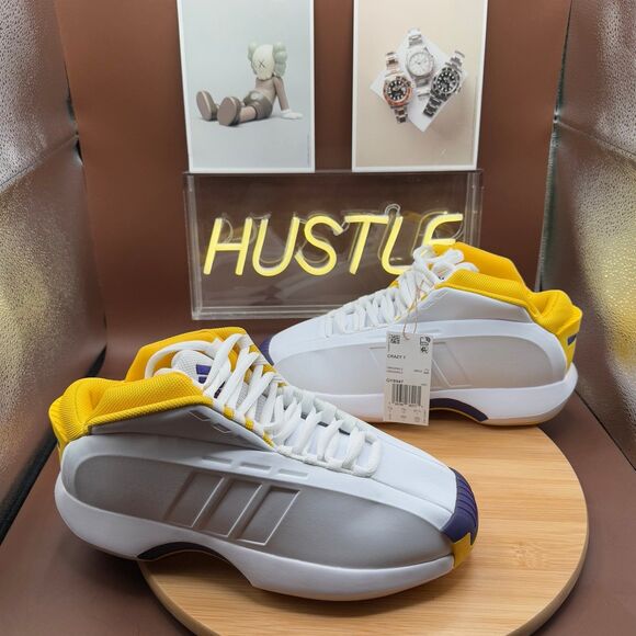 Adidas Crazy 1 “Lakers Home” 2022 Men’s Size 8 - Picture 5 of 12